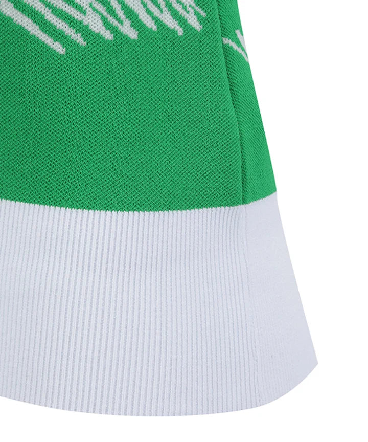 Anew Golf Ladies Logo Pattern Knit Vest