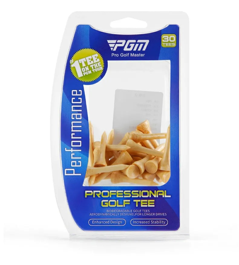PGM Golf Tee Bamboo 30pcs Box