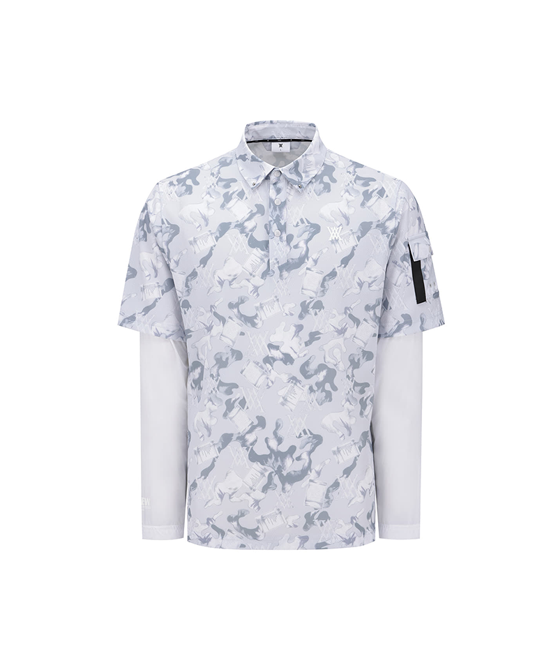 Anew Golf Abstract Layered T-Shirt