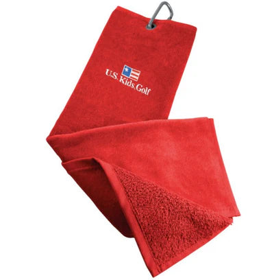 US KidsGolf Towel Royal Red