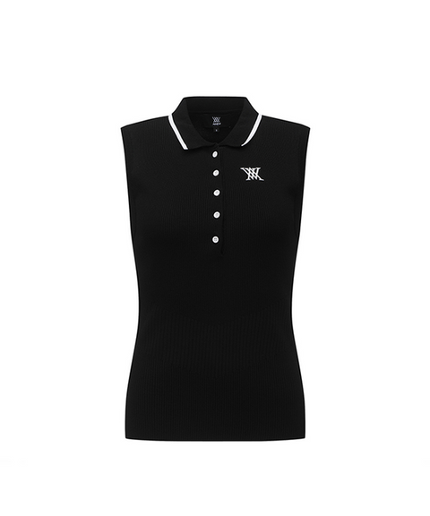 Anew Golf Ladies Collar Golgi Sleeve Sweater