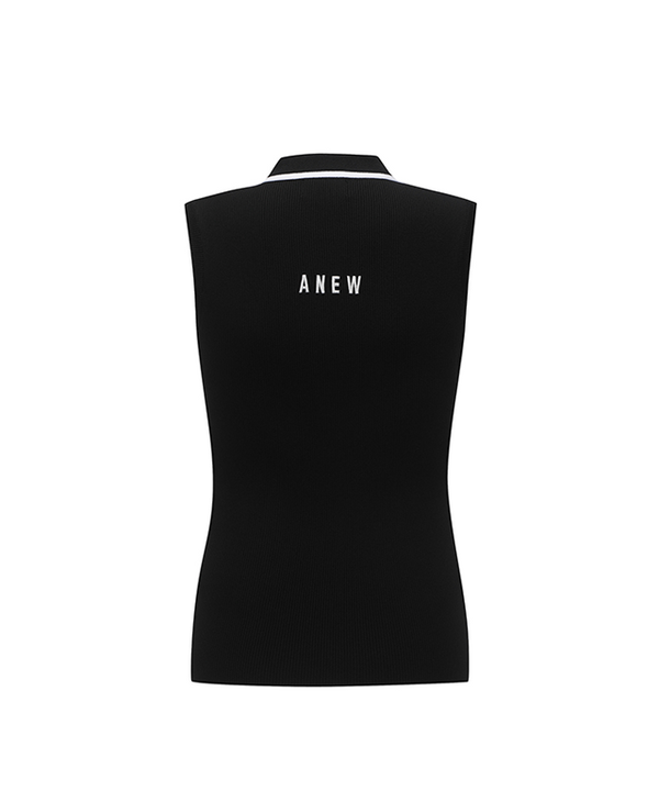 Anew Golf Ladies Collar Golgi Sleeve Sweater