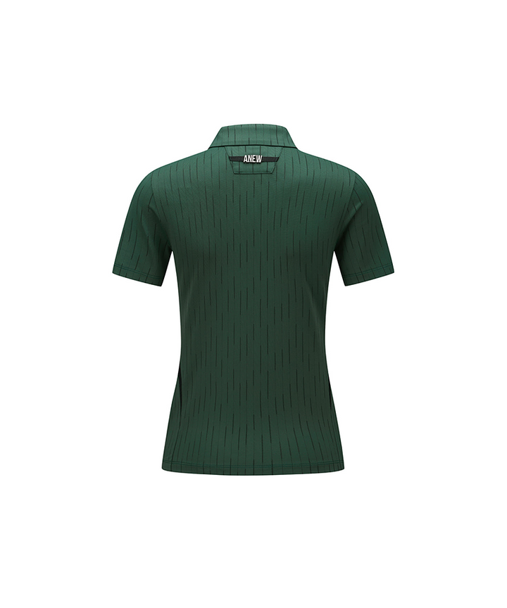 Anew Golf Ladies Solid Back Zip T-Shirt