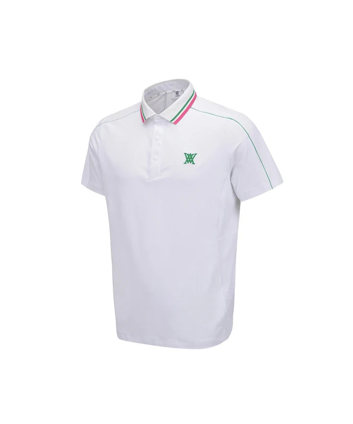 Anew Golf Knit Collar Short T-Shirt