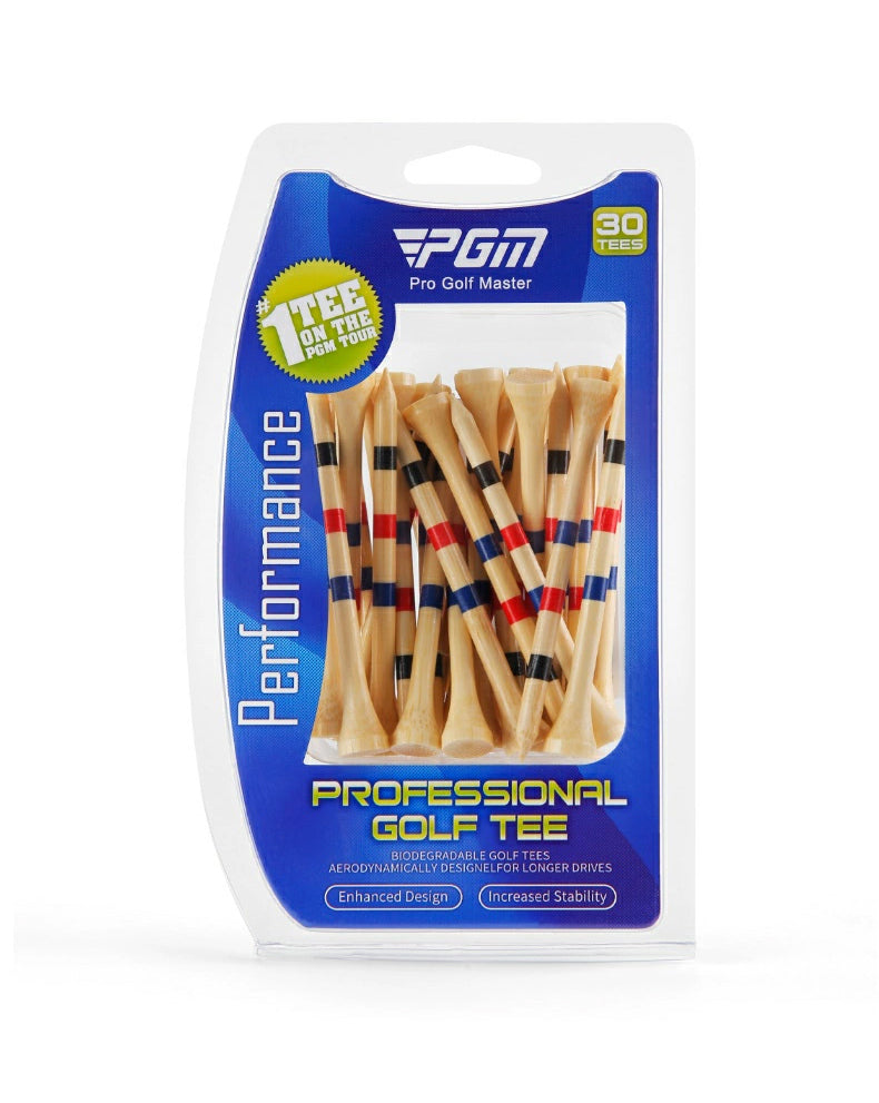PGM Golf Tee Bamboo 30pcs Box