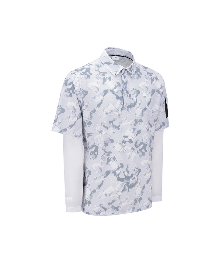 Anew Golf Abstract Layered T-Shirt