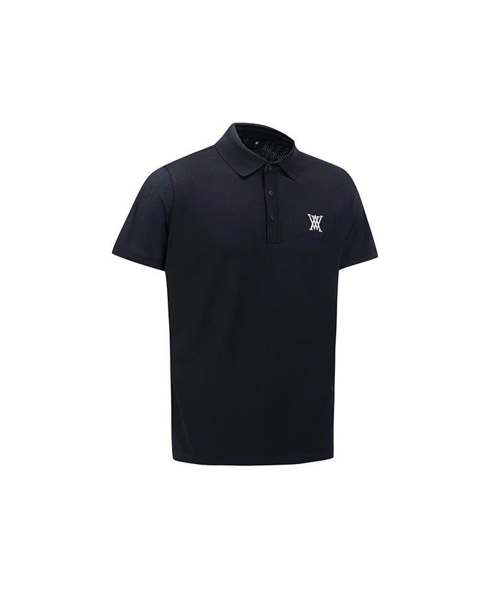 Anew Golf Hybrid Air Hole Short Sleeve Sweater
