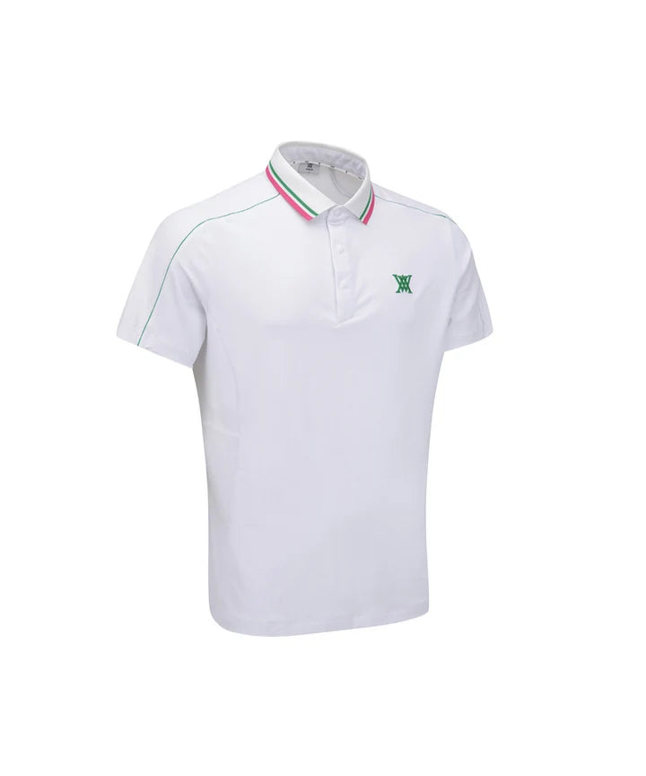 Anew Golf Knit Collar Short T-Shirt