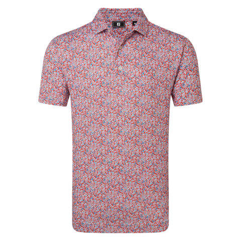 Footjoy Meadow Print Lisle