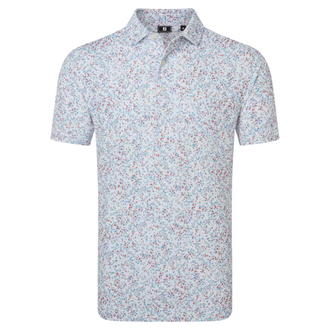 Footjoy Watercolour Floral Print Pique