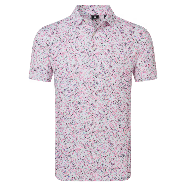 Footjoy Watercolour Floral Print Pique