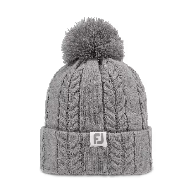 Footjoy Cable Knit Bobble Ladies