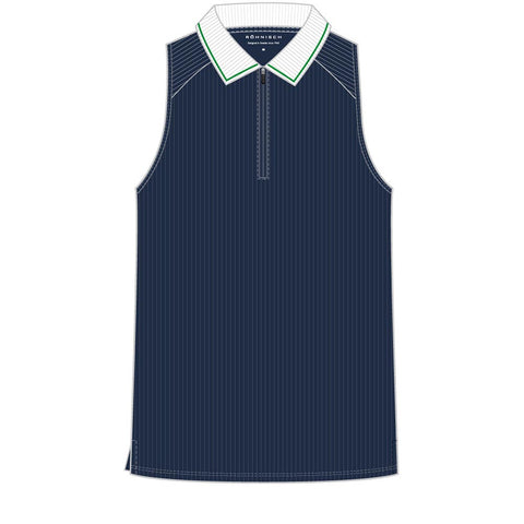 Röhnisch Ladies Rib Sleeveless Poloshirt