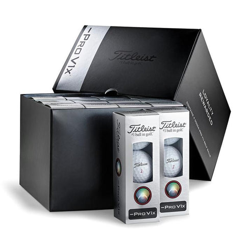 Titleist Pro V1X Left Dash Pack 4 Docenas